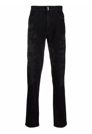 Givenchy slim-fit destroyed jeans - Nero