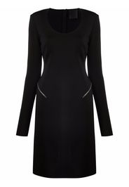 Givenchy zipped-waist midi dress - Nero