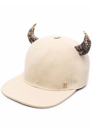 Givenchy horns-embellished baseball cap - Toni neutri