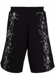Givenchy Shorts con stampa - Nero