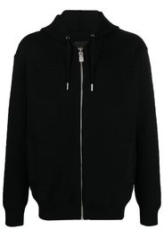 Givenchy GG-logo zip-up hoodie - Nero