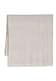 Givenchy monogram-print scarf - Grigio