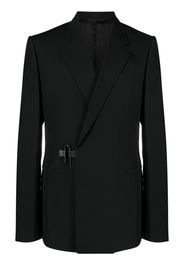 Givenchy Blazer con chiusura decentrata - Nero