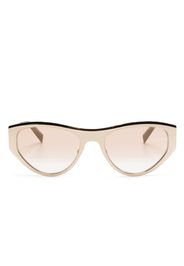 Givenchy cutout-logo cat-eye sunglasses - Oro