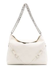 Givenchy Borsa a spalla Voyou media in pelle - Bianco