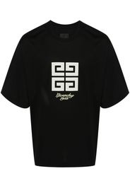 Givenchy logo-embroidered cotton T-shirt - Nero