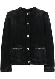 Givenchy Giacca denim con dettaglio a catena - Nero