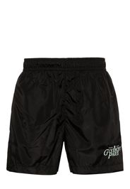 Givenchy logo-embroidered swim shorts - Nero
