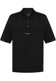 Givenchy embroidery-detail polo shirt - Nero