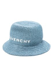 Givenchy raffia bucket hat - Blu