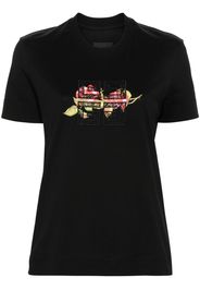 Givenchy T-shirt in pizzo con motivo 4G - Nero