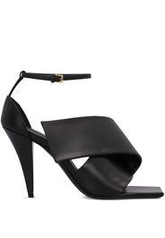 Givenchy 100mm wrapped ankle-strap sandals - Nero