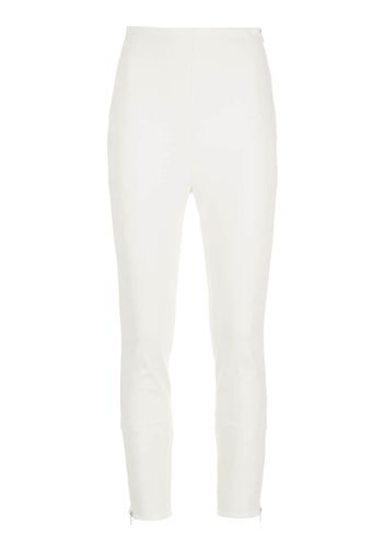 Gloria Coelho Pantaloni skinny a vita alta - Bianco