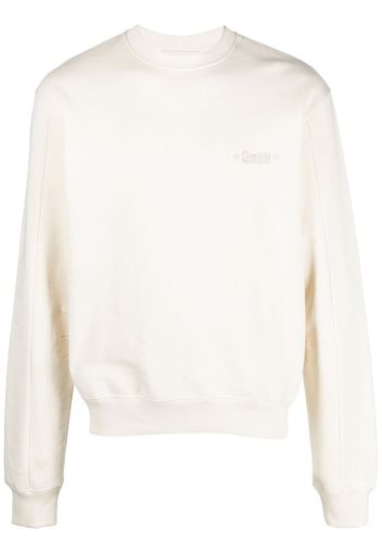 GmbH Berg logo-embroidered organic sweatshirt - Toni neutri