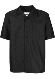 GmbH all-over logo print shirt - Nero