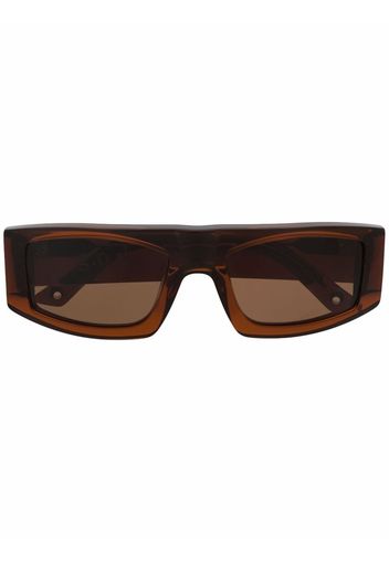 G.O.D Eyewear Seven geometrical-frame sunglasses - Marrone