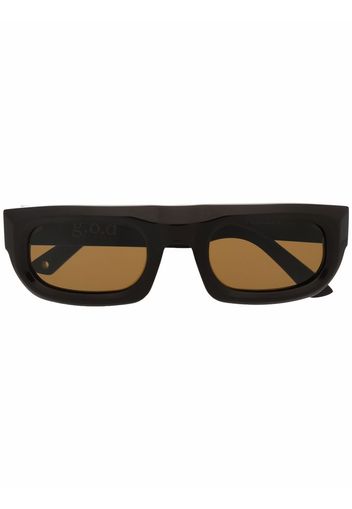 G.O.D Eyewear EIGHT rectangular-frame sunglasses - Marrone