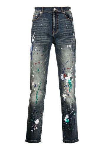 God's Masterful Children Jeans Artist con stampa - Blu