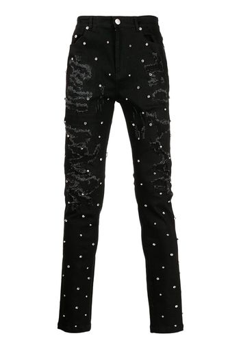 God's Masterful Children Jeans con effetto vissuto Apocalypse - Nero