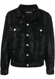 God's Masterful Children Giacca denim Harley con decorazione - Nero