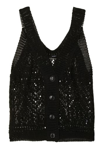 Goen.J Gilet con bottoni - Nero