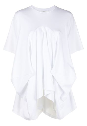 Goen.J T-shirt asimmetrica - Bianco