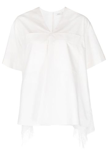 Goen.J Blusa a maniche corte - Bianco