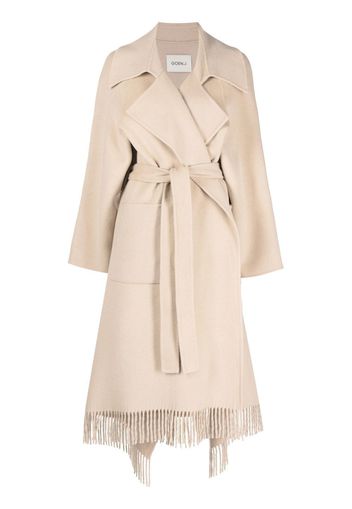 Goen.J Trench con cintura - Marrone