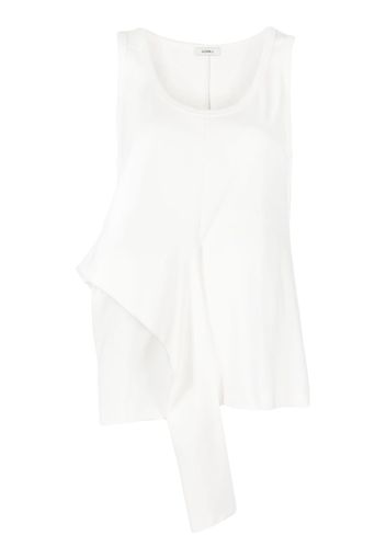 Goen.J knot-detailing cotton tank top - Bianco