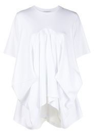 Goen.J T-shirt asimmetrica - Bianco