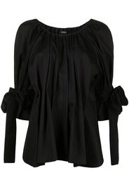 Goen.J Top con peplum - Nero