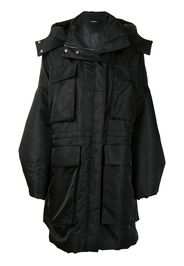 Goen.J Parka con cappuccio - Nero