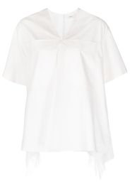 Goen.J Blusa a maniche corte - Bianco