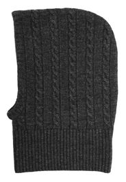 Goen.J cable-knit balaclava - Grigio