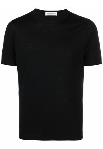 GOES BOTANICAL crew-neck fitted T-shirt - Nero