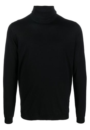 GOES BOTANICAL high-neck knit jumper - Nero