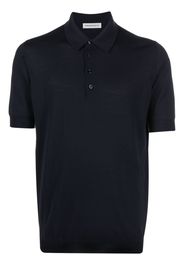 GOES BOTANICAL merino-wool polo shirt - Blu