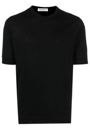 GOES BOTANICAL merino-woo crew-neckl T-shirt - Nero