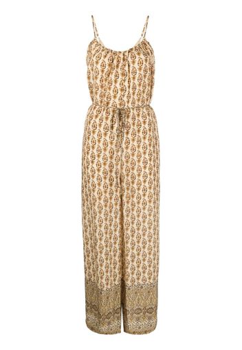 Gold Hawk Provence silk jumpsuit - Toni neutri