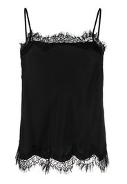 Gold Hawk lace-trim camisole - Nero