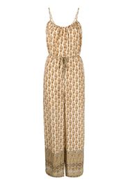 Gold Hawk Provence silk jumpsuit - Toni neutri