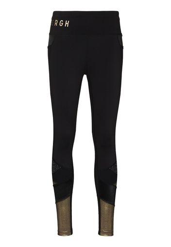 Goldbergh Leggings con pannelli a contrasto Zamora - Nero