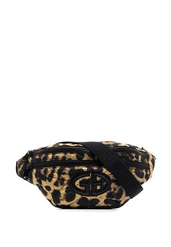 Goldbergh Marsupio Velia leopardato - Marrone