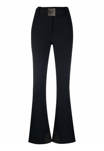 Goldbergh Pantaloni svasati con fibbia - Nero