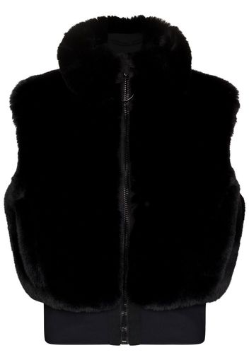 Goldbergh Gilet Hug crop - Nero