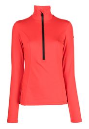 Goldbergh half-zip long-sleeve top - Rosso