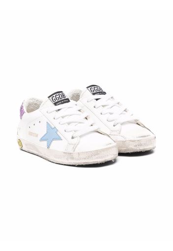 Golden Goose Kids Superstar low-top leather sneakers - Bianco