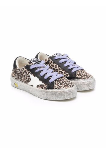 SK8-HI MTE-1 high-top sneakers Violett leopard print sneakers - Toni neutri