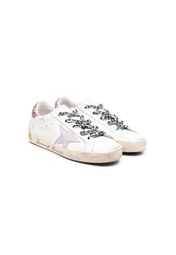 Golden Goose Kids Sneakers Super-Star - Bianco