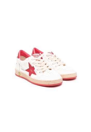 Golden Goose Kids Ball Star low-top sneakers - Bianco